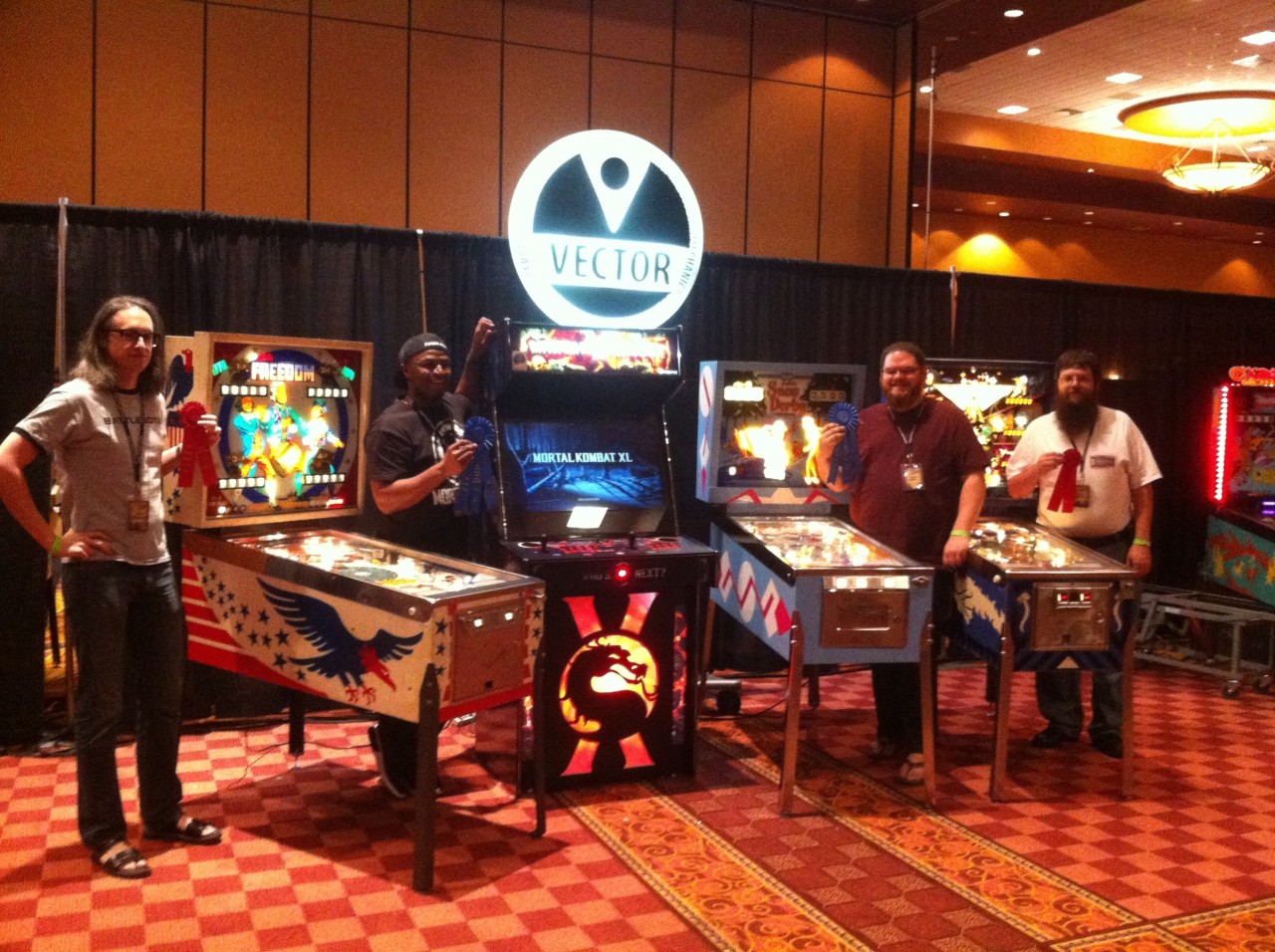 VECTOR at Texas Pinball Festival Dallas Makerspace
